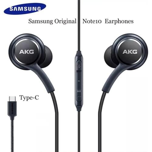 Original Samsung AKG USB TYPE C Earphone Digital HIFI Earbuds With Mic/Remote Control For Galaxy Note 10 Pro A8S A60 A80 A90