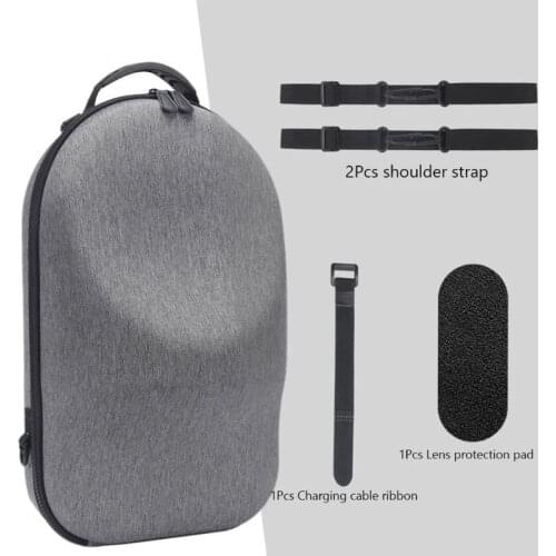 Portable Hard EVA Bags Protect Cover Storage Box Carrying Case Pouch for Oculus Rift S PC-Powered VR Gaming Headset