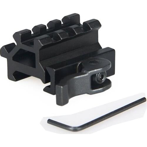 PPT Aluminum Black 21.2MM Rail Panel QD Scope Mount For Outdoor Hunting PP22-0221