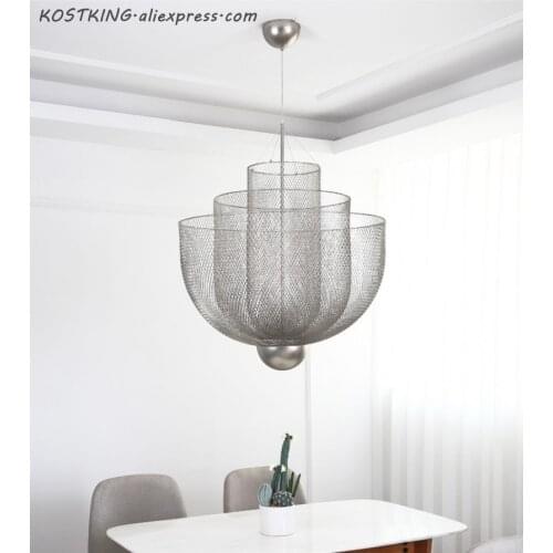 Nordic Designer Hanging Lamp Modern Simplicity Home Deco Iron Art Led Pendant Lights Dining Room Restaurant Creative Hanglamp