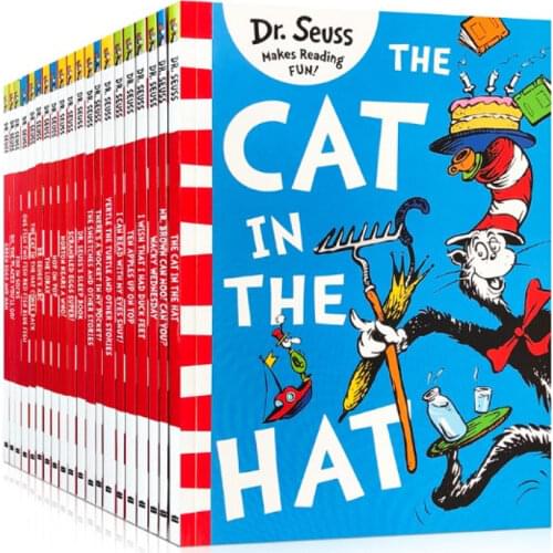 20PCS SCRAMBLED EGGS SUPER By Dr.Seuss Kids Storybook Children Learning English Full Color Picture Book Baby Early Education