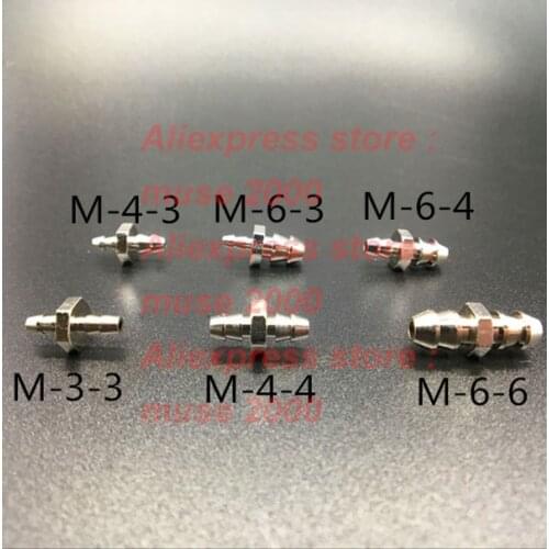 3 4 6 mm dia straight tube quicking fitting brass joint Pneumatic joint gas tube pipe connector Air Fitting converter