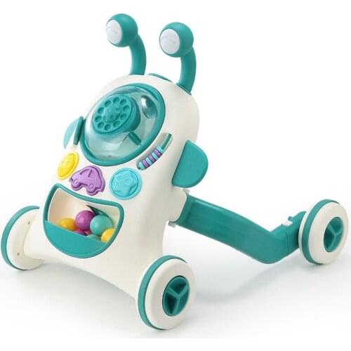 Music Baby Walker Baby Toddler Walker Child Walker Toy Car Three-in-one Scooter