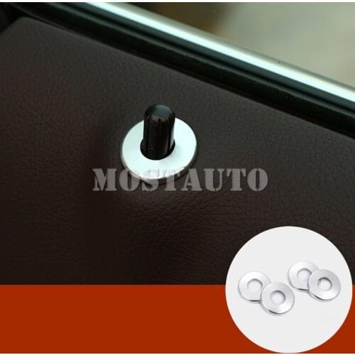 For Benz E Class W213 S213 Interior Door Lock Pin Pins Trim Cover 2017-2018 4pcs Car Accessories Interior Car Decor Car Trim