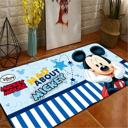 Home decor baby play mat Mickey Minnie rug home living room soft table door mat bedroom boy rug