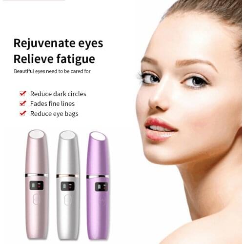 Electric Eye Massager Vibrating Eye Thermal Massager Dark Circle Removal Eye Care Bar Facial Slimming Lifting Massage Stick