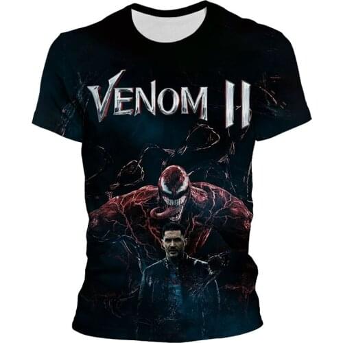 New Mens Kids Cool Anime Originality Comic Print T-shirt Boys Girls We Are Venom 2 Superhero 3D T shirt Unisex Fashion Tshirts