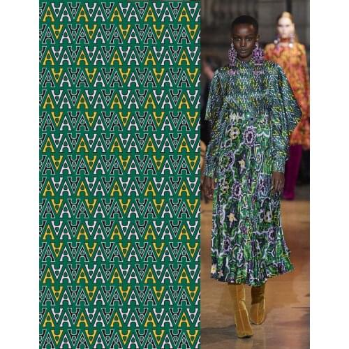 Customized Area Spring And Summer Fashion Imitation Cotton Dress Handmade DIY Creative Pattern Digital Printed Cloth