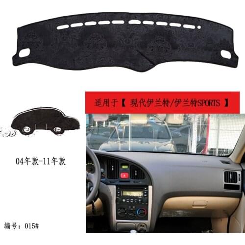 TOMMIA For Hyundai Elantra 04-11 Dashboard Pad Cover Dash Mat Anti-Sun Velvet Instrument