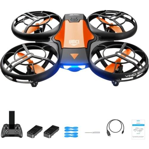 Free Shipping V8 New Mini Drone 4K 1080P HD Camera WiFi Fpv Air Pressure Height Maintain Foldable Quadcopter RC Dron Toy Gift