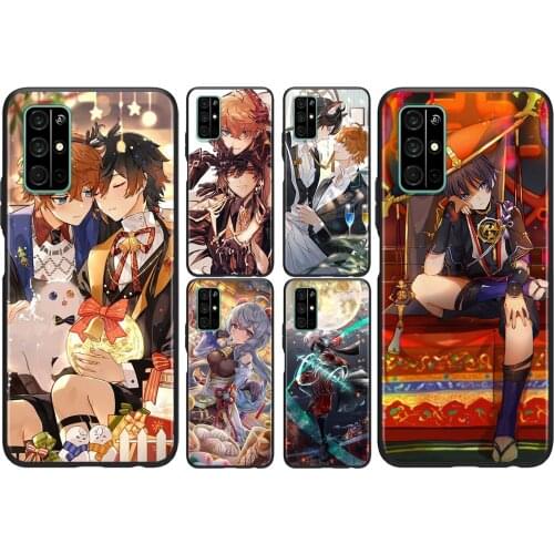 Game Genshin Impact For Huawei Honor 50 SE V30 View 20 V20 30i 30S 30 20S 20E 20i 20 Lite Pro Plus Soft Phone Case