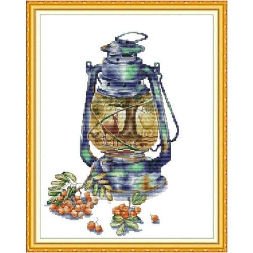 Autumn impression 2 cross stitch kit aida 14ct 11ct count print canvas cross stitches needlework embroidery DIY handmade
