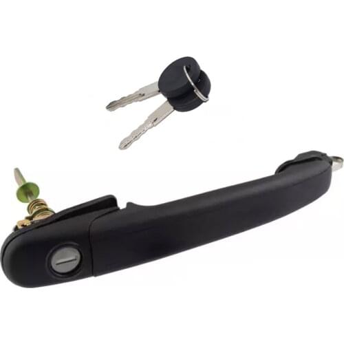 Car Exterior Door Handle With Key Lock for VW POLO Hatchback MK4 6N1 94-99 6N0837207C 6N0837207D