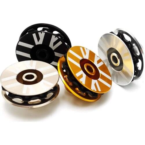 2pcs bike chain Tensioner wheel for brompton CNC Aluminum Alloy Rear Derailleur guide wheel Bicycle Accessories 42.8g