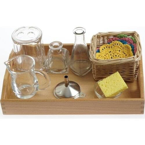 IC Montessori Materials Arranging Flowers Working Montessori Practical Toys Preschool Early Educational Toys for Basic Skill