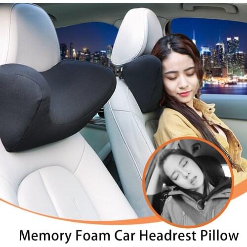 Car Headrest Neck Support Pillow Auto Seat Headrest Neck Pillow For Car Memory Foam Car Auto Neck Pillow Cushion Travel Sleeping