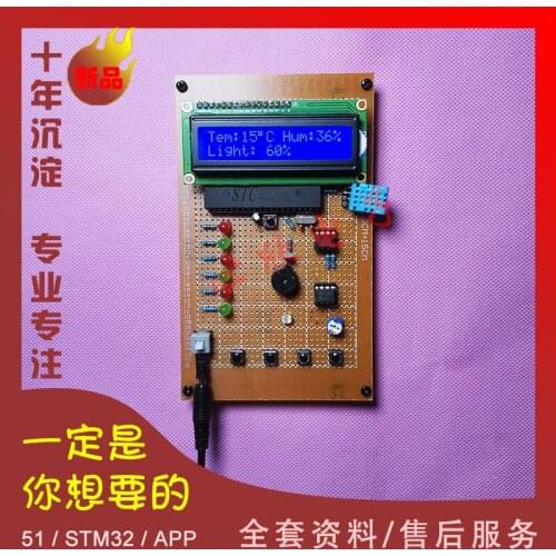 Design of Temperature, Humidity and Light Intensity Detection Control Based on 51 Single Chip Microcomputer Customized Environme