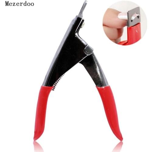 Pro Nail Clipper Manicure Tool False Nail U Shape French Scissor Well Cutter Trimmer Straight Round Edge Clipper Nipper Tip