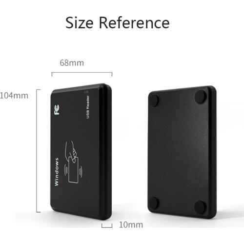 KinJoin Desktop 125khz USB keyboard emulation output rfid proximity card reader