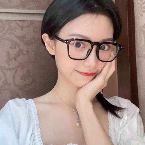 Blue Light Protection Glasses Men Bluelight Radiation Women Computer Protection Gaming Square Decorative Glasses Anti-blue