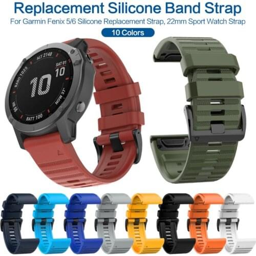 For Garmin Fenix5 / 6 Smart Watch Replacement Wristband for Fenix5 Plus/Forerunner935/Quatix5/Quatix5 Sapphire/Approach S60 22mm