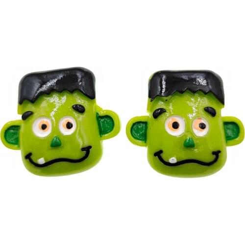 20pcs/lot DIY resin Halloween ghost for kids hair clothes accessories resin cabochons resin charms