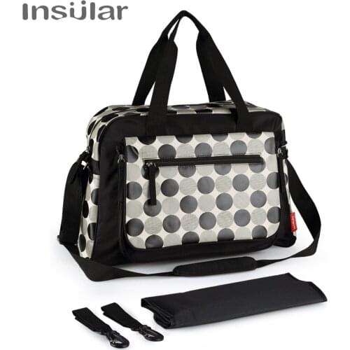 Insular High Quality Multifunctional Mother Messenger Bag Fashion Waterproof Maternity Tote Nappy Bags Baby Stroller Diaper Bag