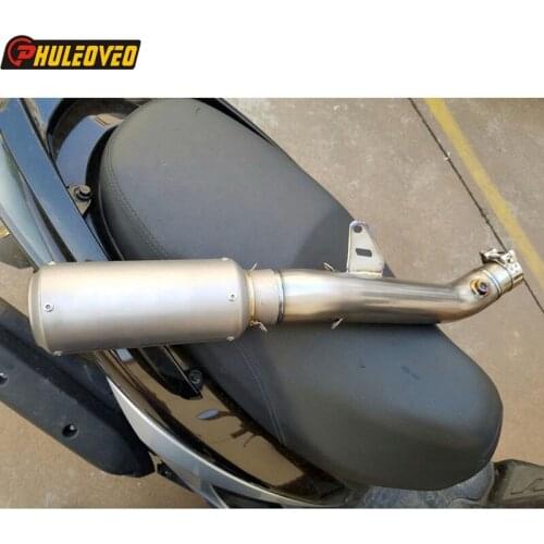 Titanium Alloy ZX-10R ZX10R 10-17 Motorcycle Exhaust Muffler Link Pipe Slip-on Exhaust Muffler Middle Pipe for ZX10R Escape Moto