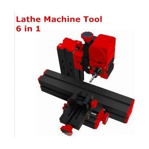 High Quality DIY Mini Lathe Machine 6 In 1, DIY Mini Micro Lathe Machine Tool 6 In 1, For Wood And Soft Metal