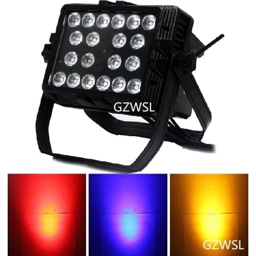 4pcs/lot 20pcs 6 in1 led wall washer led matrix blinder light waterproof full color outdoor stage lighting