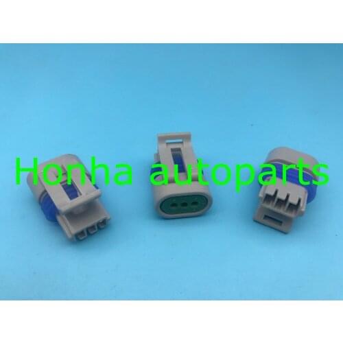 Free shipping 20/50/100 pcs/lots 3 Way/Pin Metripack Sealed Female Automotive Connector 12162280