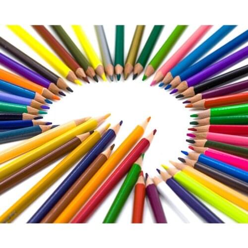 KOK KAY Colour pencils 48 color oil color lead sketch filling suit with rich colors