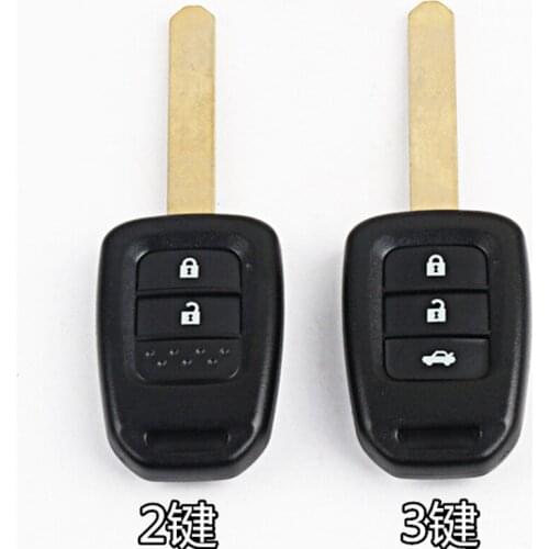DAKATU 2/3 Button Remote Key Shell For Honda Accord CR-V FIT XRV VEZEL CITY JAZZ CIVIC HRV FRV Remote Key Case Fob