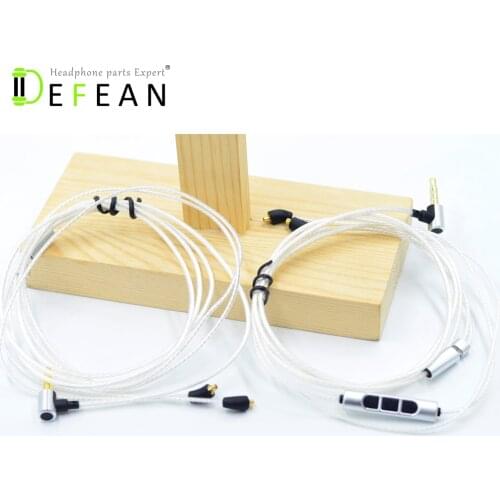 Defean 1.3 m silver-plated audio cable line for Beyerdynamic XELENTO Remote Audiophiler headphones