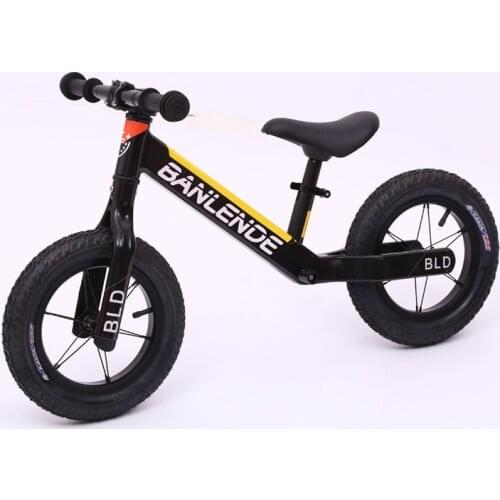 Childrens Kids Balance Bike Balance Bicycle Magnalium Pedal-Free 12-Inch Baby Two-Wheeled Scooter Inflatable Balance car