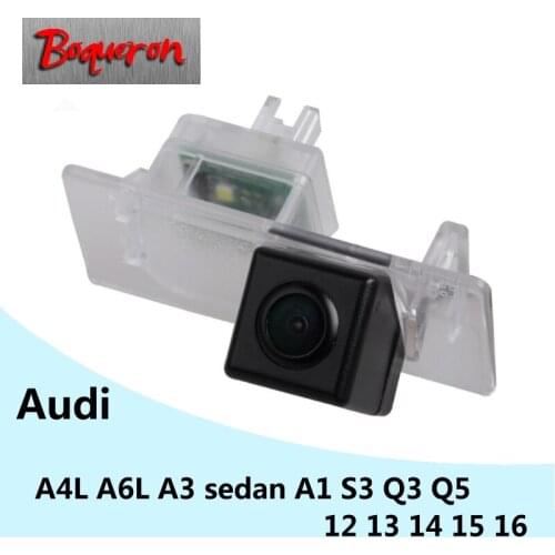 For Audi A4L A6L A3 A1 S3 Q3 Q5 12 13 14 15 16 Q7 17 Car Rear View Camera HD CCD Night Vision Reverse Parking Backup Camera