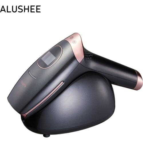 ALUSHEE Permanent Laser Hair Removal Ice Cool Painless Unlimited Flash Women Laser Epilator IPL Hair Remover Machine