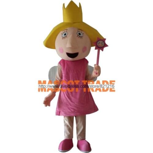 Lovely Smiling Face Magic Girl Cartoon Costume/Pink Girl Cartoon Costume