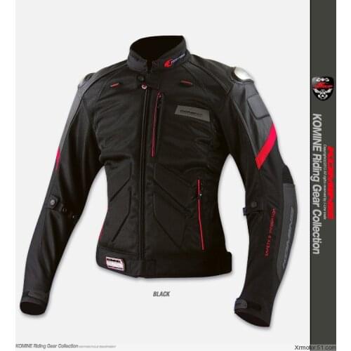 Motorcycle Komine JK036 Titanium Mesh Jacket Motorbike Riding Scooter Street Moto Mens Unisex Jackets With Protector