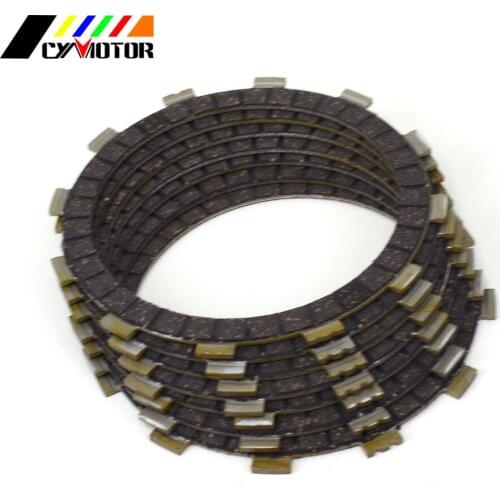 7PCS Motocycle Clutch Friction Plates Disc Set For YAMAHA WR250Z YZ250 YZ250WR XVS 650 A AT FZ-07 MT-07 MT-07A FZ8 Street
