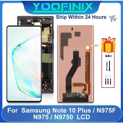 Original For Samsung Galaxy Note 10 PLUS LCD Galaxy Note10 Pro N975 Display LCD Touch Screen Digitizer Display Replacement Parts
