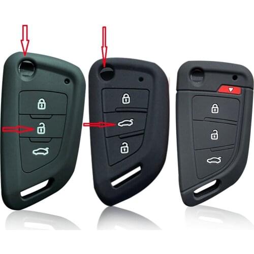 Silicone Key Cover Case For Universal VVDI2 Wire Remote Car Key Holder For Xhorse MINI Key Programmer VVDI