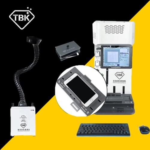 TBK-958B Automatic Laser Separating Machine For iphone12 11 12Pro X XR 8 Black Cover Glass Separator DIY Engraving Marking Tools