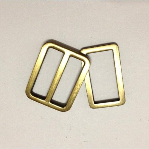 Triglide Slider 3/4 " Antique Brass Purse Making Supplies DIY Purse Hardware Bag Making