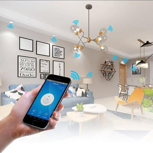 Switch Push-Button Smart Wifi Switch Mobile Phone Remote Control Intelligent Wireless Remote Control Voice Timer Home US Switch