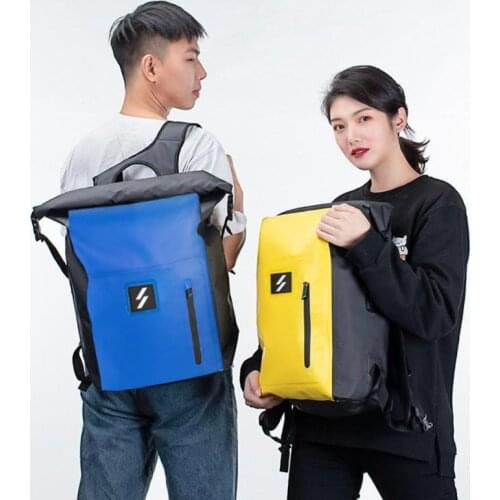 Waterproof Sport Bag 25L Beach Bag Swimming PVC Travel Bag Sandproof Roll Top Backpack Men Bicycle Dirtproof Dry Bag