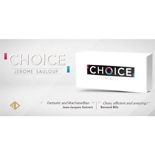 Choice by Jerome Sauloup and Magic Dream (Gimmicks and Online Instructions) Close up Magia Card Magic Trick Classic Magic Props