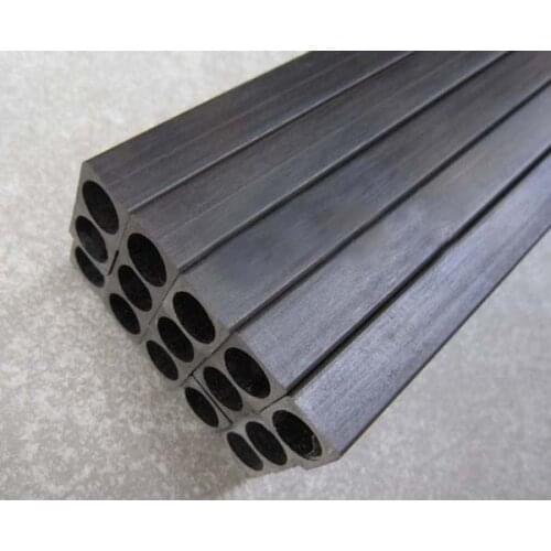 10mm*10mm*7.5mm(ID)*1000mm carbon fiber pultrusion square tube (inside is round)