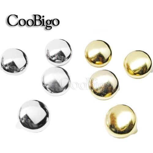 20pcs 20mm Round Dome Rivets Spike Studs Spots Nailhead Punk Rock DIY Leather Craft For Shoes Clothing Bag Parts Decoration
