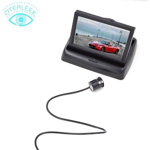 4.3'' TFT LCD Car Monitor with Rear View Camera CCD Video Auto Parking Assistance Backup Reverse Camera Car-styling